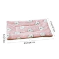 thumbnail image 3 of Thick Warm Pet Sleeping Mat for Dogs and Cats, All Season Polyester Bed Pad, White or Blue, Supportive Cushion for Crates, Sofas, Carriers and Home Comfort, 3 of 6