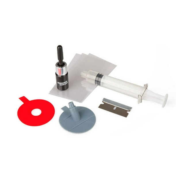 Kit d'outils de réparation de pare-brise liquide de rayure de verre de  voiture fluide de puce de verre automobile Portable outil de suppression de  puce de fissure de pare-brise automatique 