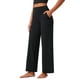 thumbnail image 1 of Pantalones CRZ YOGA Butterlift, cintura alta, pierna ancha, negros, mujer, 1 of 4