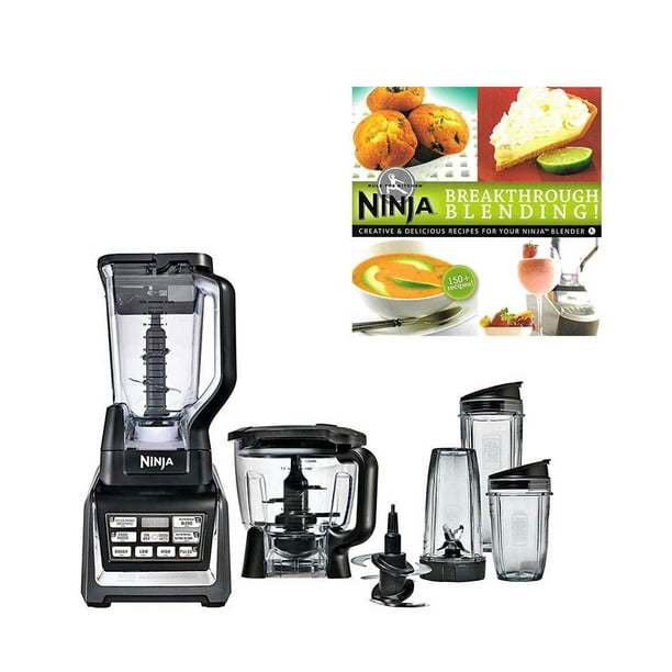 Ninja Auto iQ Duo Blender Set with Recipe Cook Book (Refurbished