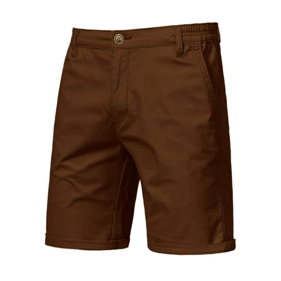 Pedort Shorts For Men High Waisted Dressy Cargo Shorts For Men Men's Classic Cargo Shorts, Waterproof Hiking Shorts Loose Fit Cargo Short Brown,3XL