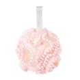 thumbnail image 3 of Naierhg Bath Loofah Soft Gentle Quick Lathering Solid Color Women Men Body Washing Exfoliating Scrubber Shower Sponge Mesh Ball Bathroom Supplies Pink, 3 of 8
