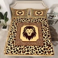 thumbnail image 2 of Castle Fairy Teenagers Female Men Safari Lion Twin Sheet Sets,Cheetah Print Bedding, 2 of 7
