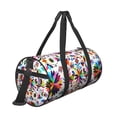 thumbnail image 3 of KLL Mexican Bright Style Duffle Bag For Men Women Sport Gym Fitness Tote Travel Training Workout Basketball Football Weekender, 3 of 8