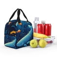 thumbnail image 6 of Lsque Whimsical Underwater Fantasy Pattern Lunch Bag Women/Men Insulated Lunch Box,Small Leakproof Cooler Food Lunch Containers Reusable High Capacity Lunch Tote Bags, 6 of 6