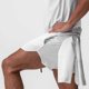thumbnail image 5 of pstuiky Pantalones cortos cargo para hombre, Pantalones cortos deportivos informales para hombre, de secado rápido, de malla, con cremallera, bolsillo y cordón. Pantalones cortos de baloncesto, 5 of 8