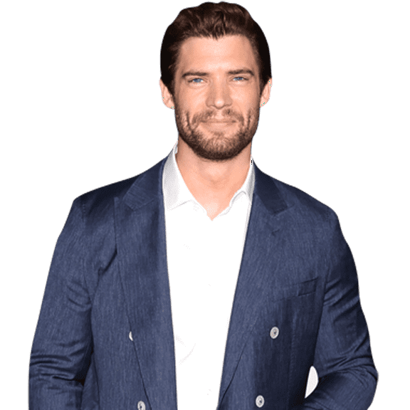 David Corenswet (Blue Suit) Half Body Buddy Cutout