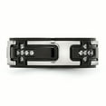 thumbnail image 3 of Chisel Stainless Steel Polished Black Ip-plated with CZ Cross Wedding Band Size 11.5  Men, 3 of 7