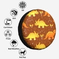 thumbnail image 6 of Kdxio Dinosaurs and Leaves for Tire Cover Wheel Protectors Tyre Covers Weatherproof Wheel Covers Universal Fit for Trailer Rv SUV Truck Camper Travel Trailers 14 inch, 6 of 8