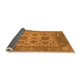 thumbnail image 2 of Ahgly Company Indoor Round Oriental Orange Traditional Area Rugs, 3' Round, 2 of 4