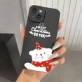 thumbnail image 3 of Funda de teléfono de dibujos animados de Navidad, Elk, muñeco de nieve, Santa Claus, para iPhone 16, 15, 14, 13, 12, 11 Pro Max, XS, XR, X, 7, 8 Plus, SE, 2020, 3 of 5