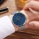 thumbnail image 2 of Reloj Hombre Analógico Hannah Martin Azul Acero Náutico Moda, 2 of 6