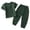 Dark Green, variant on Bigetiay Boys Summer Short Sleeve Outfit Lightweight Casual Two Piece Ensemble for Toddler Kids, Size 18-24 Months