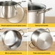 thumbnail image 5 of Aparatos de cocina, Accesorios de cocina, Utensilios de cocina, Utensilios de cocina, Olla de sopa espesa de acero inoxidable, Olla de sopa elevada de doble asa de gran capacidad, Ollas de cocina, Oll, 5 of 6