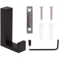 thumbnail image 4 of Stone Harbor Hardware Modern Single Robe Hook, Matte Black, 4 of 4