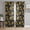 black, variant on Sheer Curtains 63 Inch Length 2 Panels Set for Bedroom, Black Yellow Sunflower Semi Sheer Curtains for Windows, Summer Botanical Farmhouse Floral Voile Window Treatments Rod Pocket Curtain