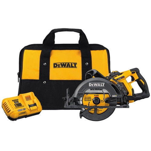 Dewalt DCS577X1 FLEXVOLT 60V MAX 7-1/4 Worm Drive Style Saw Kit (9.0Ah Battery)