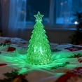 thumbnail image 5 of Christmas Tree with Fairy Lights, Lighted Christmas Tree Figurine for Tabletop Centerpiece, Sparkling Handmade Glowing Crystal Decoration, Light up Christmas Trees for Holiday (Multicolor), 5 of 10