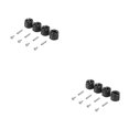 thumbnail image 1 of Bewildely 4 piezas 1/10 RC Crawler Hexagon Bond Monster Trucks Coches de control remoto Vehículo todoterreno Reemplazo resistente para SCX10 Negro Type2 NO2 Bewildely CBP219812, 1 of 5