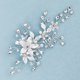thumbnail image 2 of Horquillas para el pelo de boda con diamantes de imitación, pasador para el pelo de boda de cristal hecho a mano con flores, accesorios para el cabello de novia, pasador de peine para mujer, pasador d, 2 of 5