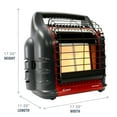 thumbnail image 3 of Mr. Heater Big Buddy 4,000-18,000 BTU 3 Setting Portable LP Gas Heater Unit, 3 of 15
