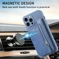 thumbnail image 2 of Améliorez la Protection de Votre iPhone 14 avec Cet Étui Portefeuille Bâton en Silicone Multifonction!, 2 of 4