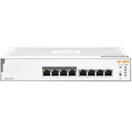 UPC: 0190017524160 | Aruba Instant On 1830 8G 4p Class4 PoE 65W Switch – 8 Ports – Manageable – Gigabit Ethernet – 10/100/1000Base-T – 2 Layer Supported – 8.20 W Power Consumption – 65 W PoE Budget – Twisted Pair – PoE…