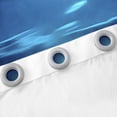 thumbnail image 3 of Erosebridal Ocean Beach Curtains for Living Room,Moon Night 30%-50% Blackout Curtains Set of 2 (38x45),Coastal Ocean Curtains and Drapes (38x45),Galaxy Room Decor, 3 of 6