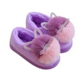 thumbnail image 7 of Kcodviy Kids Children'S Boys Girls Size 3 Bunny Slippers Fashion Soft Shoes Cartoon Bunny Slippers Toddler Girl Plush Shoes Indoor Home Toddler Slipper Size 8 Warm And Cute Cotton Slippers Princess, 7 of 7