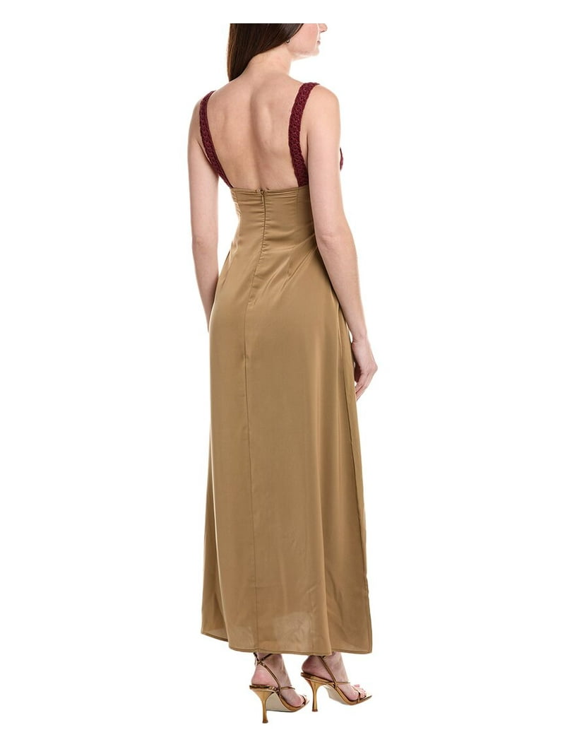 WeWoreWhat womens Crochet Maxi Dress, 2, Beige - Walmart.com