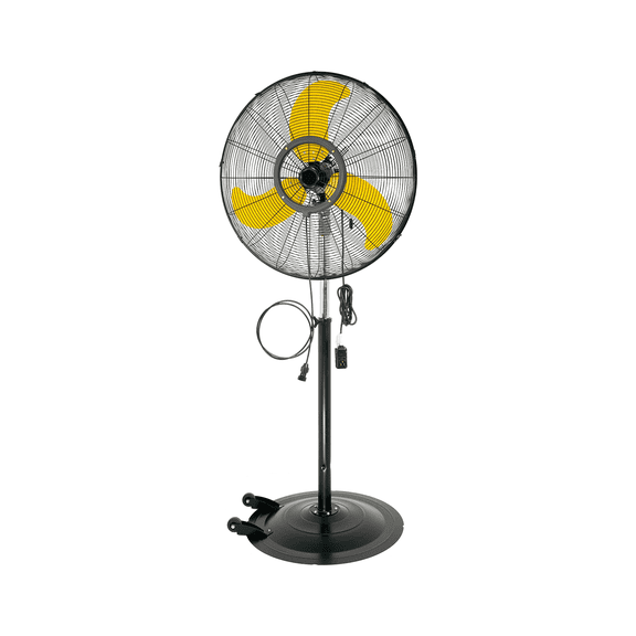 30" HEAVY DUTY PEDESTAL MISTING FAN
