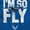 Royal, variant on US Air Force I'm So Fly Funny USAF Unisex Plus Size Zip Hoodie Brisco Brands 5X