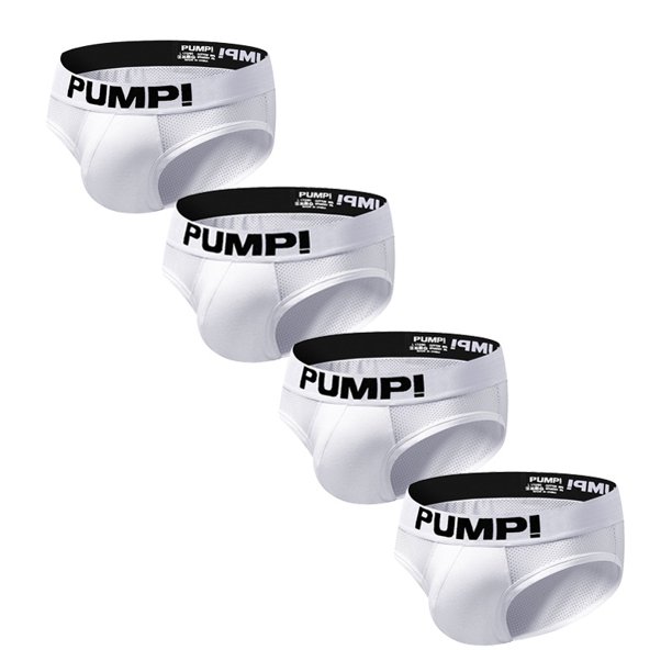 PUMP 4 Unids/Set Ropa Interior de algodón Sexy para hombre, calzoncillos, calzoncillos transpirables para hombre, Bikini, ropa interior Gay, ropa interior masculina, regalopangjing