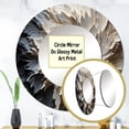 thumbnail image 3 of Designart "Tranquil Artistic Grace" Ray Rund Mirror For Wall Decor - Large Black Round Printed Mirror -Modern Round Living Room Mirror - 29" x 29", 3 of 6