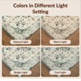 thumbnail image 7 of Design&I 4'x6' Washable Area Rug Snag-Free Skid-Resistant Medium Boho Mirrored Vintage Distressed Farmhouse Scrolls Bathroom Scroll for Home Office, Under Desk, 7 of 7