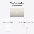 thumbnail image 4 of Remis à Neuf (Excellent) - Apple MacBook Air avec Touch ID (2025) Portable 13,6 Po - Starlight (Apple M4 / 16 Go de RAM / 256 Go SSD / MacOS), 4 of 4