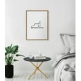 thumbnail image 5 of Kate and Laurel Sylvie Just Breathe BW Framed Canvas Wall Art by The Creative Bunch Studio, 18x24 Natural, Minimalist Motivational Wall Décor, Simple Farmhouse Art, 5 of 6