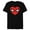 Black, variant on Marvel Spider-Man Eighties Heart Mask Logo - Short Sleeve Blended T-Shirt for Adults - Customized-Yellow