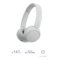 thumbnail image 2 of Auriculares supraaurales inalámbricos Sony WH-CH520 con micrófono, color blanco, 2 of 9