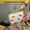 thumbnail image 5 of Toiletries Bag,Dinosaur with Bones Pattern Mens Womens Toiletry Bag Bathroom Bag,Waterproof Toiletry Travel Bag Dopp Kit Shaving Bag 11x6.3x5.1 Inch, 5 of 5