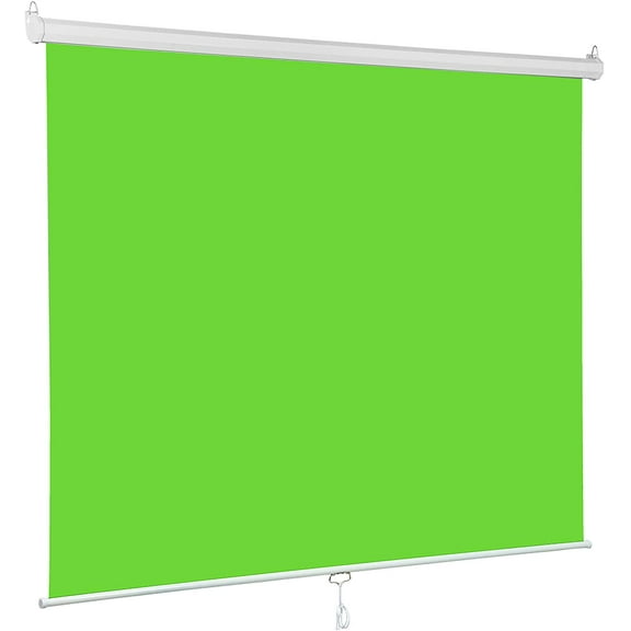 Khomo Gear Pull Down Green Screen 55" x 82" Inches Chromakey Studio Backdrop Portable Background
