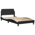 thumbnail image 3 of vidaXL Bed Frame with Headboard Base Platform Bedroom Furniture Faux Leather, 3 of 9
