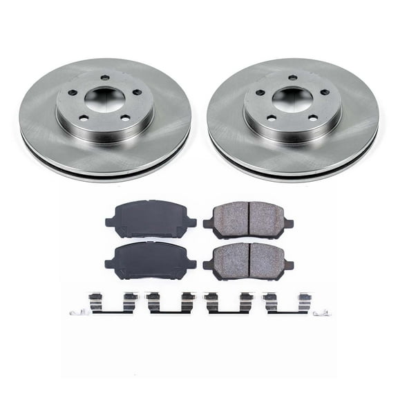 Ultimate Brakes Front Ceramic Brake Pad and Rotor Kit with Hardware WM80925