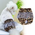 thumbnail image 2 of Pet Lace Physiological Pants – Leak-proof Diapers for Female Dogs, Leopard Pattern Hygiene Pants, 2 of 7