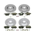 thumbnail image 2 of Power Stop Front and Rear Euro-Stop ECE-R90 Certified Brake Pad and Rotor Kit ESK4065 Fits 2007 Audi A4, 2 of 5