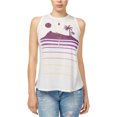 thumbnail image 1 of Camiseta sin mangas Carbon Copy para mujer con espalda dividida blanco grande, 1 of 1
