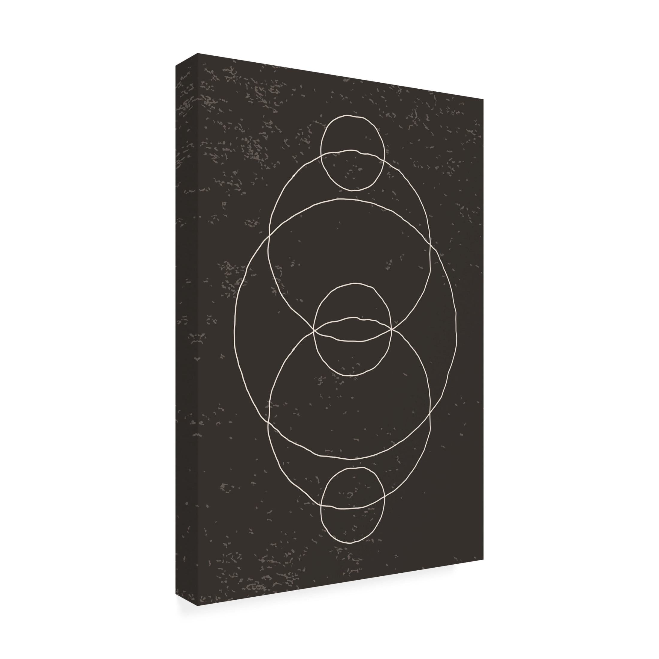 Trademark Fine Art jay stanley Black and White Minimal Set 4 Canvas Wall Art