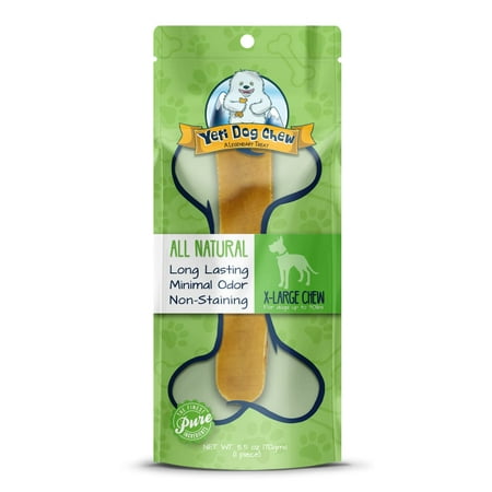 UPC: 0609465279930 | Yeti Natural Yak Cheese Long Lasting Dog Chew for Aggressive Chewers  Extra Large Dog  1 Piece  5.5 Oz