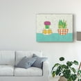 thumbnail image 3 of Trademark Fine Art 'Succulent Duo II' Canvas Art by Chariklia Zarris, 3 of 4