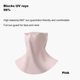 thumbnail image 4 of Xirurus Riding Face Mask Sun Guard Neck Gaiter UPF50+ Lightweight Breathable for Men Women Summer Pink Ultimate Cycling Neck Protector and UV Shielding Gear for Outdoor Activities, 4 of 9